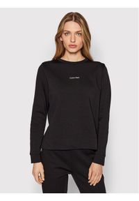 Calvin Klein Bluza K20K204126 Czarny Regular Fit. Kolor: czarny. Materiał: syntetyk, bawełna