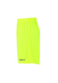 UHLSPORT - Szorty Uhlsport center basic. Kolor: czarny, żółty, wielokolorowy. Materiał: materiał. Sport: fitness, piłka nożna