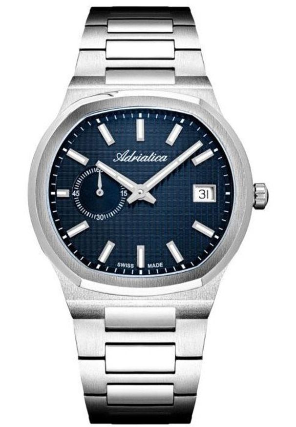 Zegarek męski Adriatica A8349.5115A srebrny. Kolor: srebrny