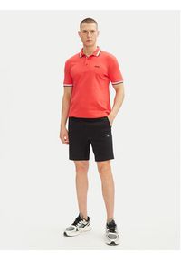 BOSS Polo Paddy 50469055 Czerwony Regular Fit. Typ kołnierza: polo. Kolor: czerwony. Materiał: bawełna