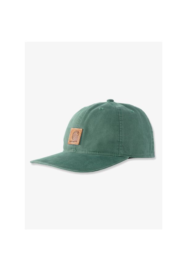 Czapka z daszkiem Carhartt Odessa Cap - frosted balsam. Kolor: zielony