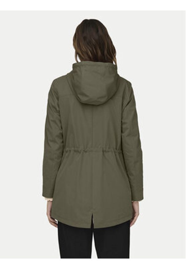 only - ONLY Parka Louise 15312869 Zielony Regular Fit. Kolor: zielony. Materiał: syntetyk