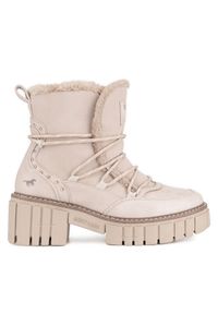 Mustang Trzewiki 1447-601 Beżowy. Kolor: beżowy. Materiał: materiał #1