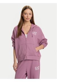 EA7 Emporio Armani Dres 7W000420 AF12473 UA272 Różowy Relaxed Fit. Kolor: różowy. Materiał: bawełna