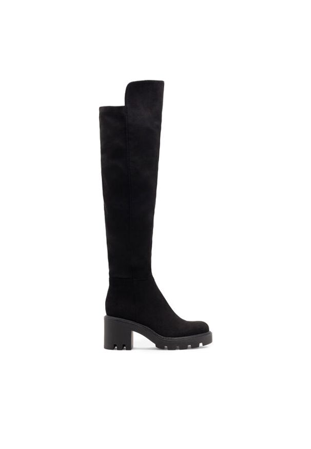 DeeZee Kozaki MORGANE WS5596-30 Czarny. Kolor: czarny. Materiał: materiał