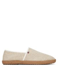 TOMMY HILFIGER - Tommy Hilfiger Espadryle Hilfiger Chambray Espadrille FM0FM05391 Écru. Materiał: materiał