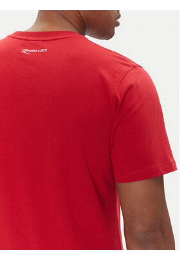 Pepe Jeans T-Shirt Daxton PM509786 Czerwony Regular Fit. Kolor: czerwony. Materiał: bawełna
