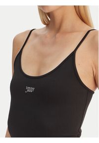 Tommy Jeans Sukienka codzienna Silver Script DW0DW22334 Czarny Slim Fit. Okazja: na co dzień. Kolor: czarny. Materiał: syntetyk. Typ sukienki: proste. Styl: casual #4