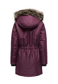 only - ONLY Parka Iris 15304625 Różowy Regular Fit. Kolor: różowy. Materiał: syntetyk