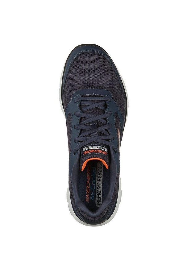 skechers - Adidasy Skechers Flex Advantage 4.0, Mężczyźni. Kolor: pomarańczowy, wielokolorowy, niebieski. Materiał: materiał