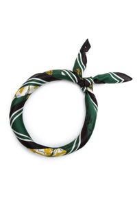 Wittchen - Damska apaszka jedwabna we wzory. Okazja: na spotkanie biznesowe. Kolor: zielony, wielokolorowy, żółty. Materiał: jedwab. Wzór: gładki. Sezon: lato. Styl: elegancki, biznesowy #3