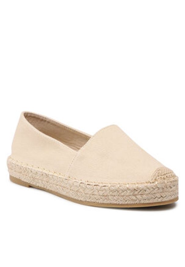 Jenny Fairy Espadryle WSS990-106 Beżowy. Kolor: beżowy. Materiał: materiał