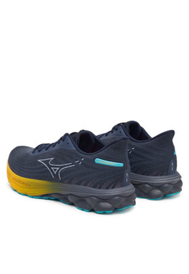 Mizuno Buty do biegania Wave Skyrise 6 J1GC2509 Czarny. Kolor: czarny. Materiał: materiał. Model: Mizuno Wave