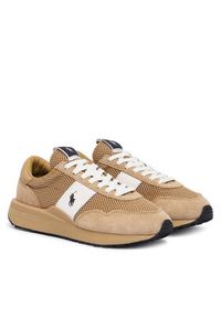 Polo Ralph Lauren Sneakersy 804P15653002 Beżowy. Kolor: beżowy. Materiał: zamsz, skóra #5