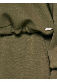 Big-Star - Bluza damska z wiskozy khaki Lunara 303. Kolor: zielony. Materiał: wiskoza. Styl: elegancki, klasyczny #4
