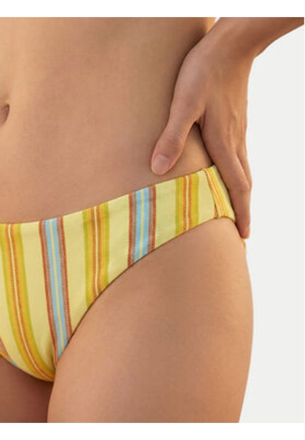 Seafolly Dół od bikini Positano 40473-280 Żółty. Kolor: żółty. Materiał: syntetyk