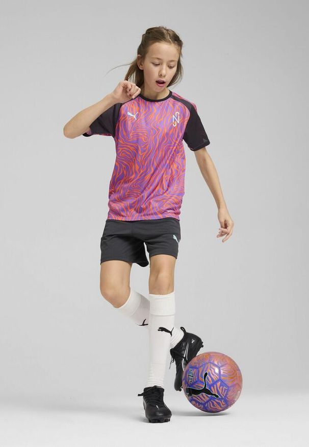 Puma - Młodzieżowa koszulka piłkarska Neymar Jr Creativity PUMA. Kolor: wielokolorowy, fioletowy, szary. Sport: piłka nożna