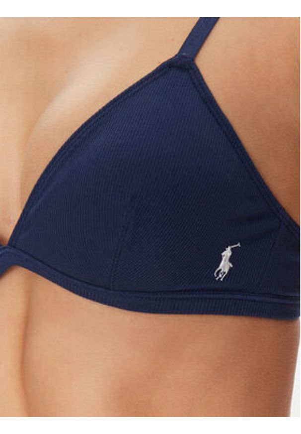 Polo Ralph Lauren Biustonosz bezfiszbinowy 4P0219 Granatowy. Kolor: niebieski. Materiał: bawełna