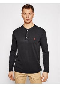 Polo Ralph Lauren Longsleeve Lsl 710790058001 Czarny Regular Fit. Typ kołnierza: polo. Kolor: czarny. Materiał: bawełna. Długość rękawa: długi rękaw #1