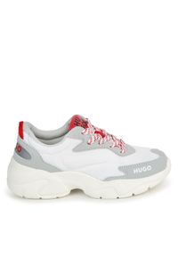 Hugo Sneakersy G00098 M Biały. Kolor: biały. Materiał: materiał, mesh