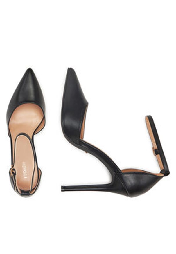 DeeZee Szpilki HT88745-25 Czarny. Kolor: czarny. Materiał: syntetyk, materiał. Obcas: na szpilce