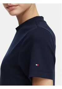 TOMMY HILFIGER - Tommy Hilfiger Sukienka codzienna WW0WW50825 Granatowy Regular Fit. Okazja: na co dzień. Kolor: niebieski. Materiał: bawełna. Typ sukienki: proste. Styl: casual #5