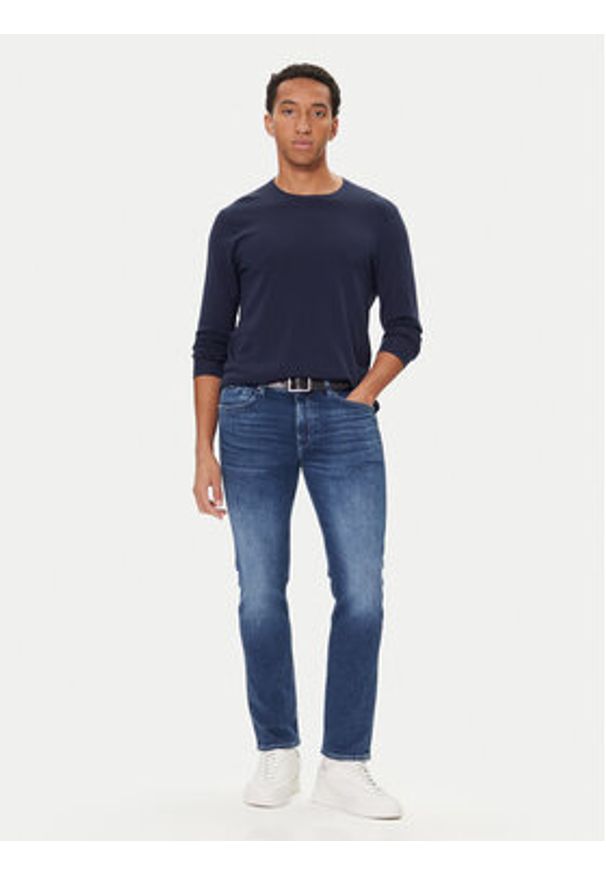 BOSS Jeansy C-Delaware 50549814 Granatowy Slim Fit. Kolor: niebieski
