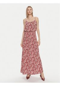 only - ONLY Sukienka letnia Nova 15222217 Różowy Regular Fit. Kolor: różowy. Materiał: wiskoza. Sezon: lato #1