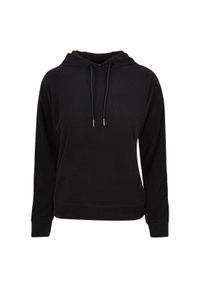 Bluza sztruksowa bluza damska Urban Classics. Typ kołnierza: kaptur. Kolor: czarny. Materiał: sztruks #1