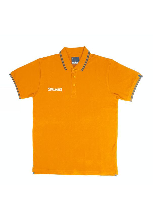 SPALDING - Polo Spalding Essential. Typ kołnierza: polo. Kolor: wielokolorowy, żółty, pomarańczowy
