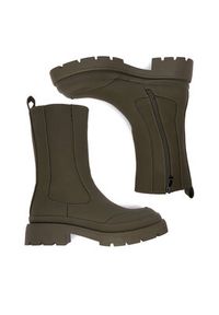 DeeZee Botki 13096-10 Khaki. Kolor: brązowy. Materiał: syntetyk, materiał #7