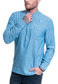 Mustang - MĘSKA KOSZULA MATERIAŁOWA MUSTANG CASPER LINEN SHIRT 1009583 5320. Materiał: materiał #8