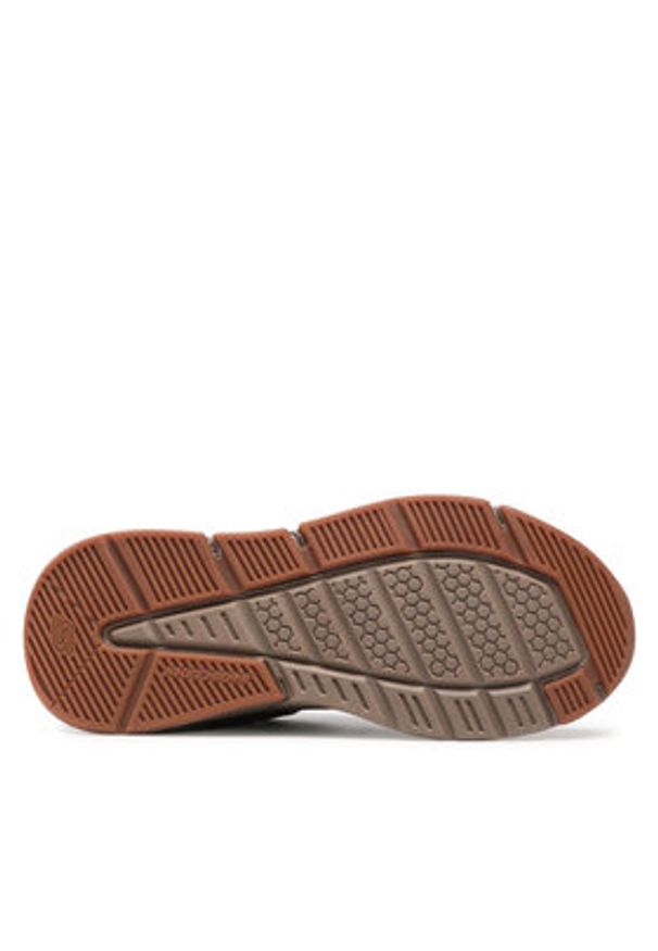 skechers - Skechers Sneakersy Treno 66204/CDB Brązowy. Kolor: brązowy. Materiał: nubuk, skóra