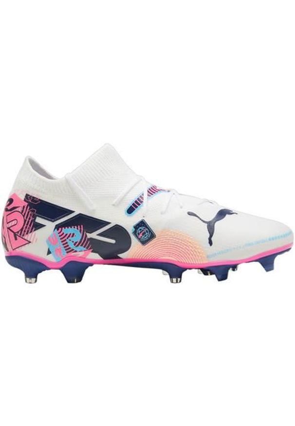 Buty piłkarskie męskie Puma Future 7 Match. Kolor: wielokolorowy. Materiał: materiał, syntetyk. Szerokość cholewki: normalna. Sport: piłka nożna