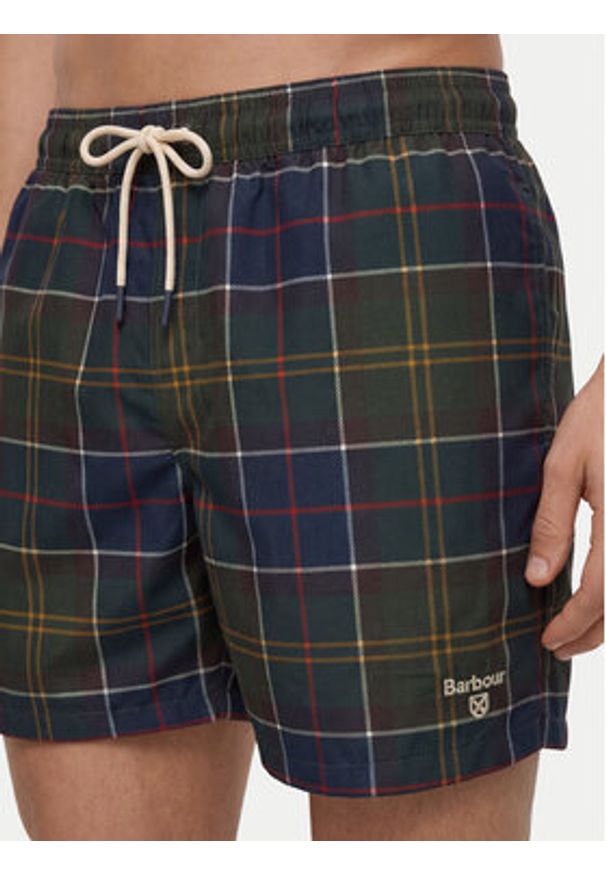Barbour Szorty kąpielowe Staple MSW0065TN11 Zielony Regular Fit. Kolor: zielony. Materiał: syntetyk