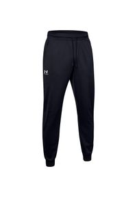 Spodnie Under Armour Sportstyle Jogger, Mężczyźni. Kolor: czarny. Materiał: poliester, materiał. Sport: piłka nożna