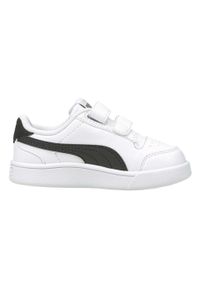 Puma Puma Shuffle V Lower Sneakers Dzieci. Okazja: na co dzień. Kolor: czarny, biały, wielokolorowy. Materiał: materiał