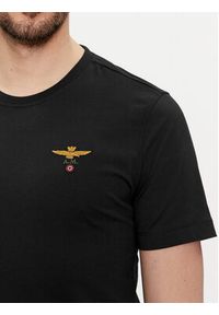 Aeronautica Militare T-Shirt 241TS1580J372 Czarny Regular Fit. Kolor: czarny. Materiał: bawełna #5