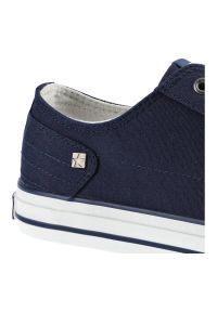 Big-Star - Trampki męskie Big Star, materiałowe i sznurowane , granatowe, DD174270. Okazja: na co dzień, na randkę. Zapięcie: pasek. Kolor: niebieski. Materiał: jeans, materiał. Szerokość cholewki: normalna. Styl: klasyczny, casual #5