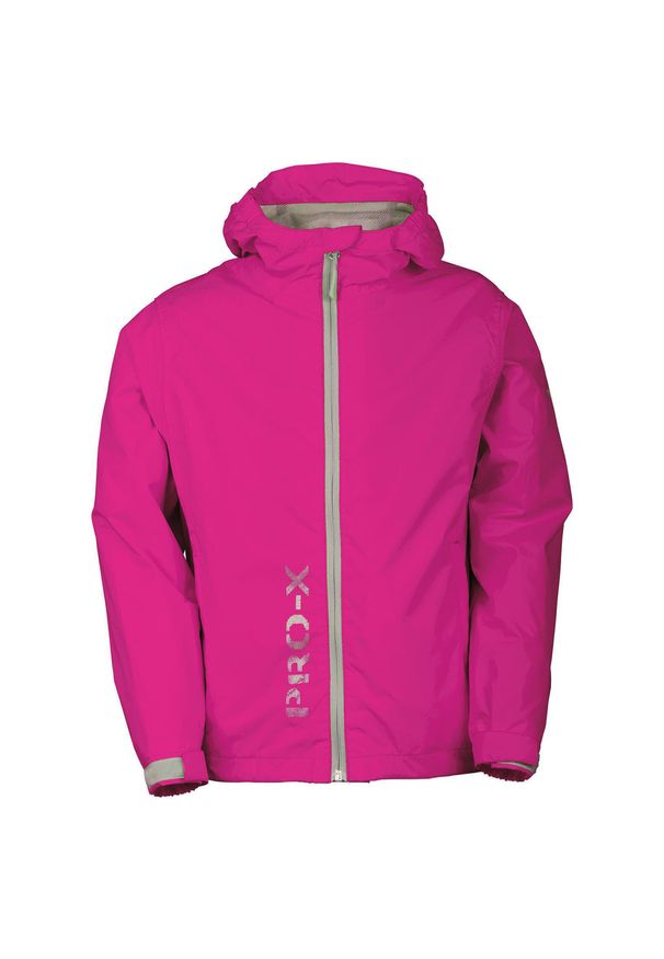 PRO-X ELEMENTS - Dziecięca kurtka wodoodporna Pro-X Elements Flashy. Kolor: różowy, czerwony, wielokolorowy