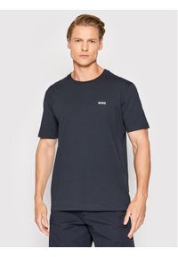 BOSS - Boss T-Shirt 50469057 Granatowy Regular Fit. Kolor: niebieski. Materiał: bawełna