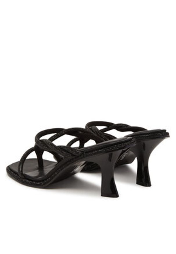 DKNY Japonki Labrini K1533958 Czarny. Kolor: czarny. Materiał: skóra