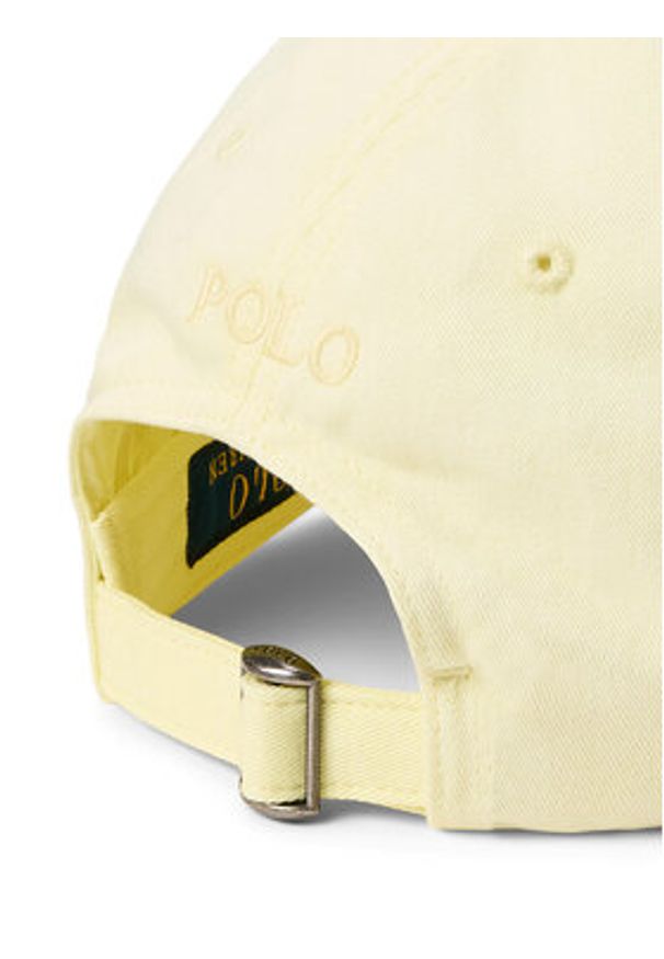 Polo Ralph Lauren Czapka z daszkiem 710964764006 Żółty. Kolor: żółty. Materiał: bawełna