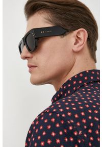 Gucci okulary przeciwsłoneczne męskie kolor czarny. Kolor: czarny #1
