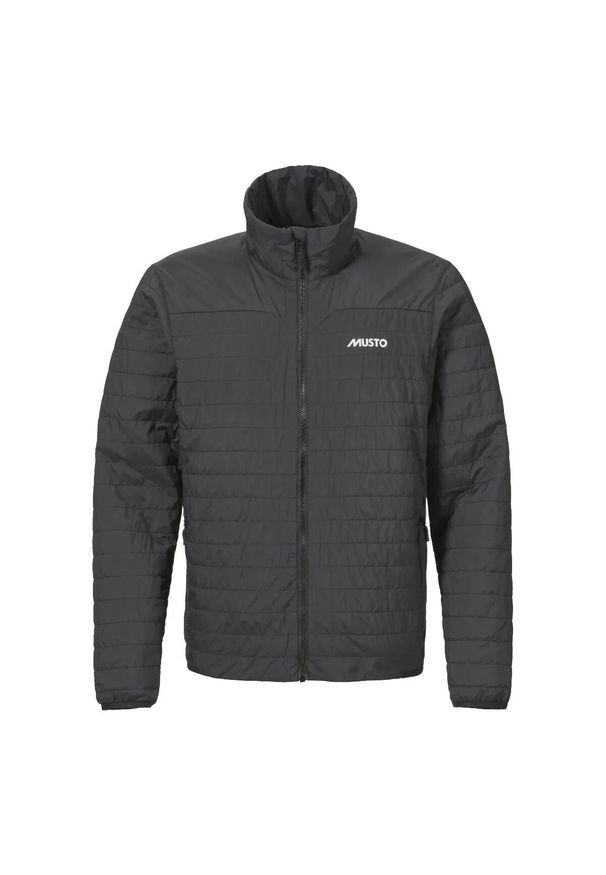 Kurtka puchowa Musto Solent. Kolor: szary, czarny, wielokolorowy. Materiał: puch