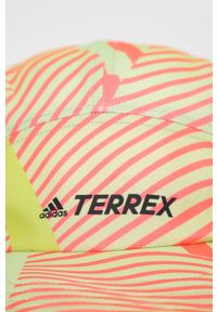 adidas TERREX czapka HB6275.D kolor pomarańczowy wzorzysta. Kolor: pomarańczowy. Materiał: skóra, materiał #3