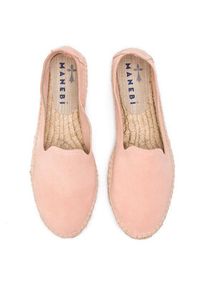 Manebi Espadryle Slippers D W 1.4 D0 Różowy. Kolor: różowy. Materiał: skóra, zamsz