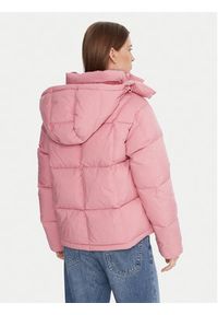 Tommy Jeans Kurtka puchowa Alaska DW0DW21623 Różowy Relaxed Fit. Kolor: różowy. Materiał: syntetyk
