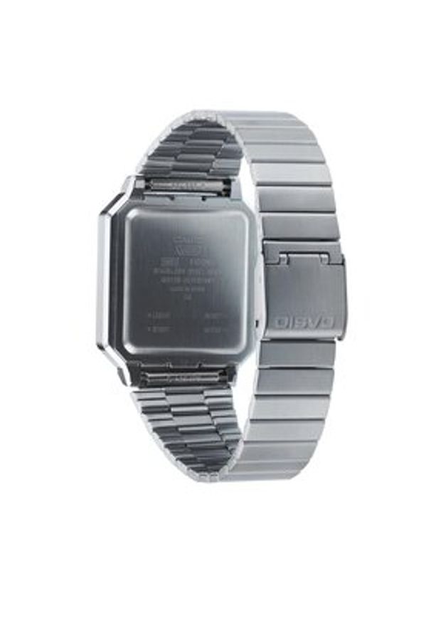 Casio Zegarek Vintage A100WE-7BEF Srebrny. Kolor: srebrny. Styl: vintage