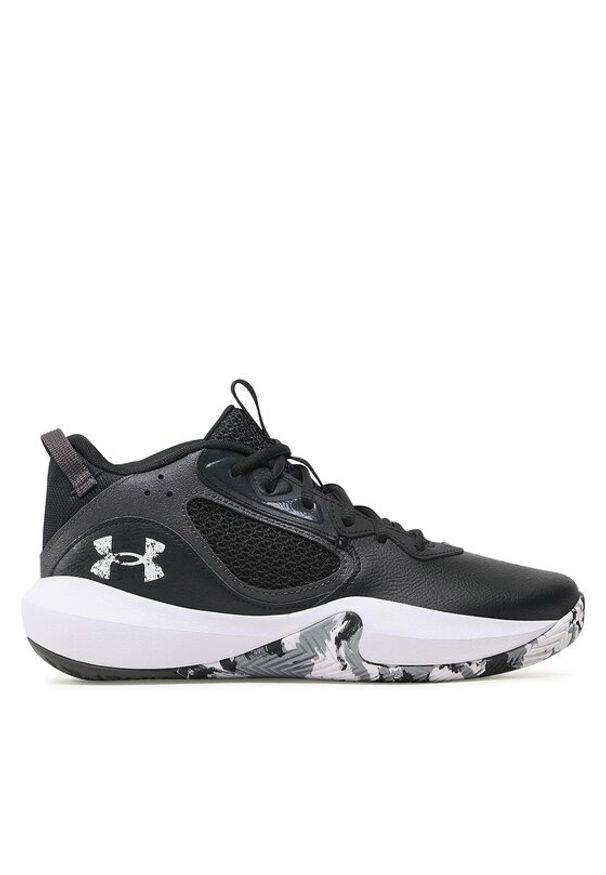 Under Armour Buty do koszykówki Ua Lockdown 6 3025616-001 Czarny. Kolor: czarny. Materiał: skóra. Sport: koszykówka